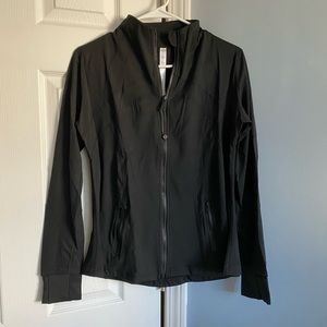 Black workout jacket